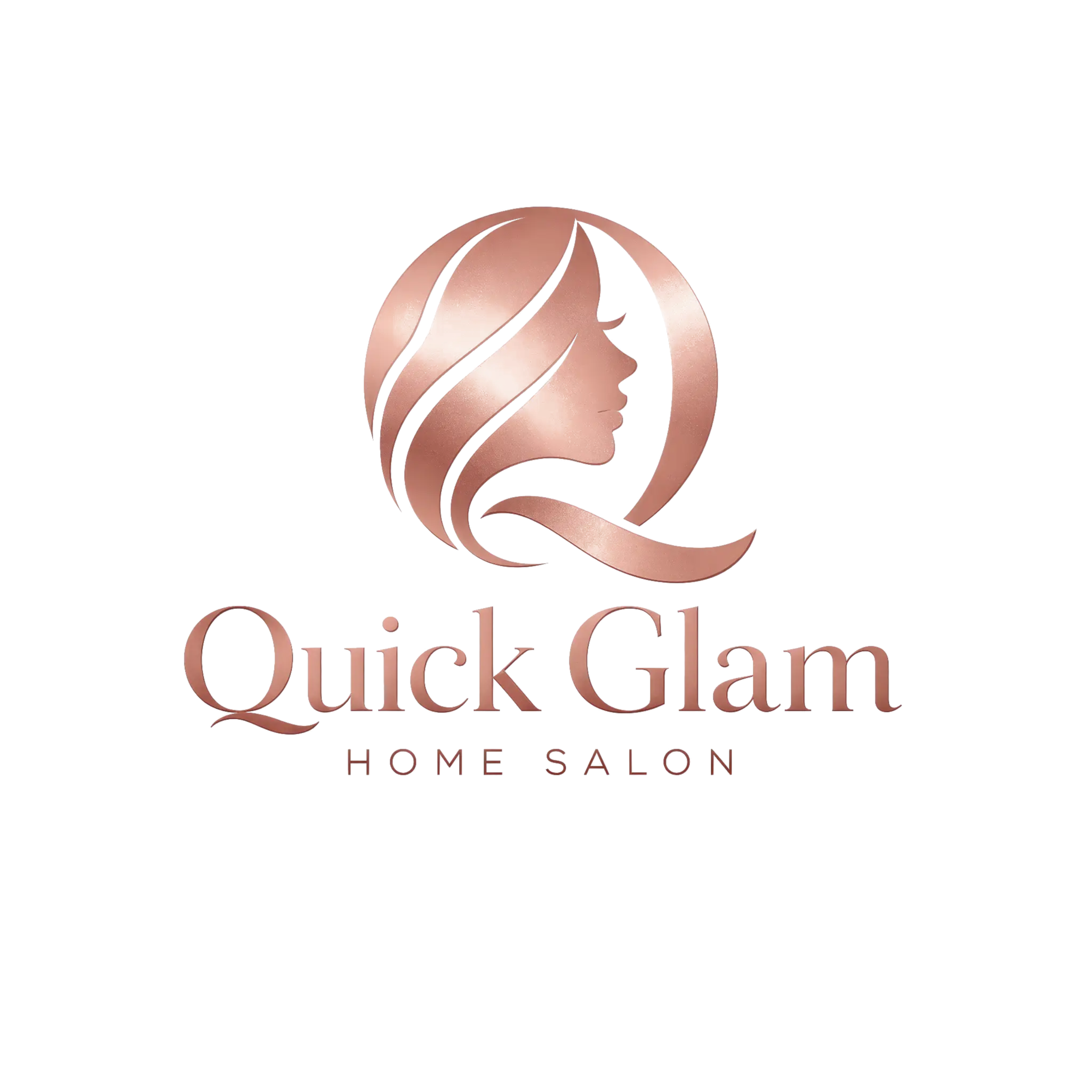 Quick Glam Home Salon Logo